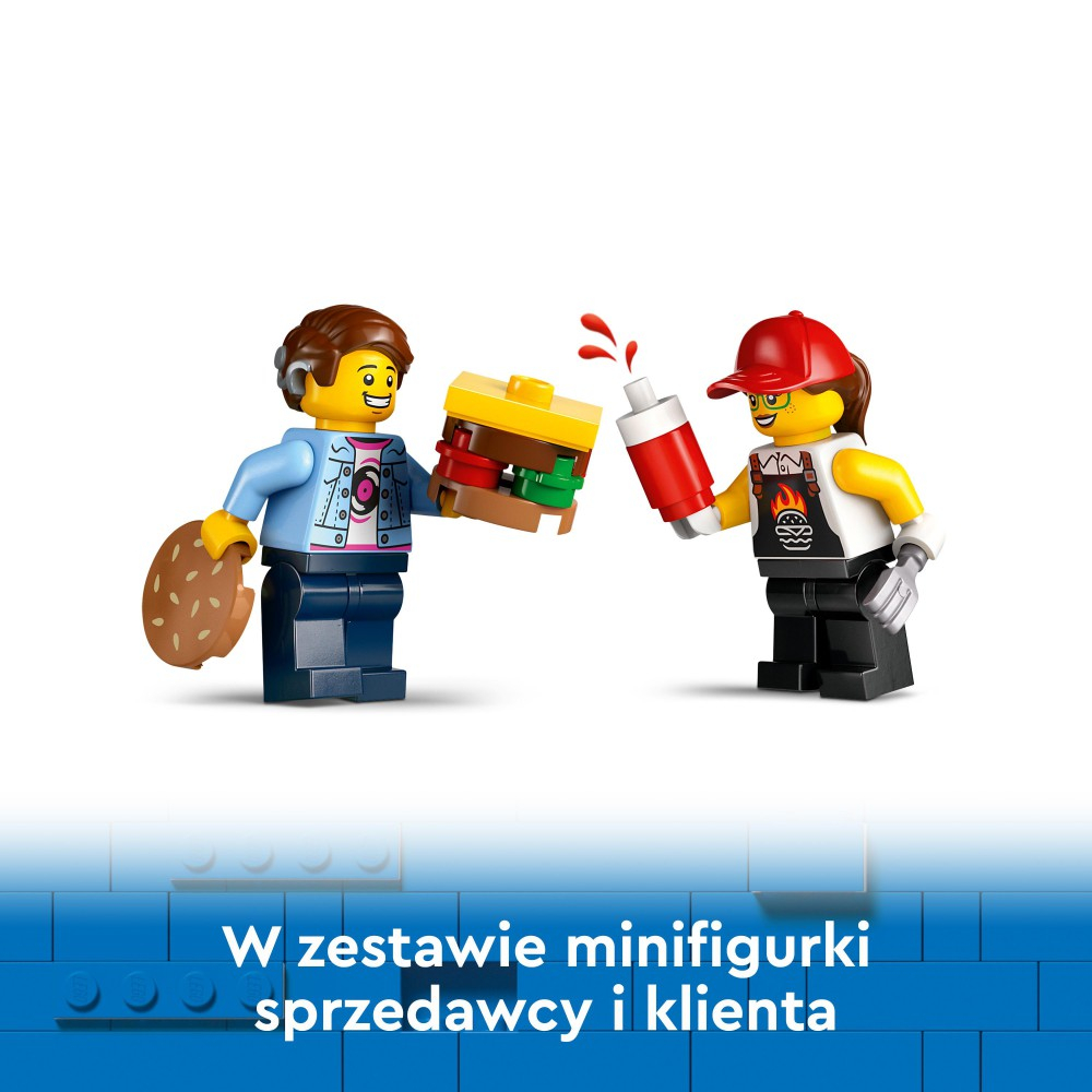 Конструктор LEGO City 60404 Бургерный грузовик — фото 13