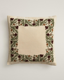 Zara Home наволочка декоративная из хлопка, светло-бежевый, 50x50 см