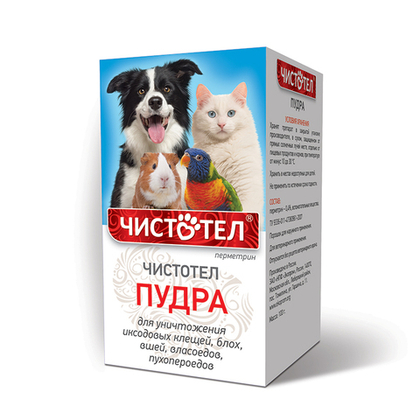 ЧИСТОТЕЛ Пудра антипаразитарная универсальная, 100 г