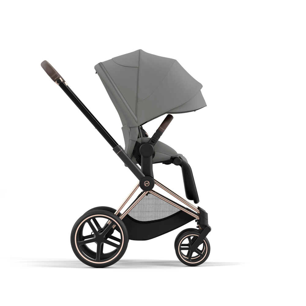 Коляска Cybex Priam IV 3 в 1 цвет Mirage Grey на шасси Rosegold