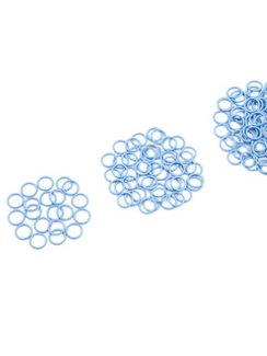 Кольцо Arta-F, 10 мм, металл, голубой 3090