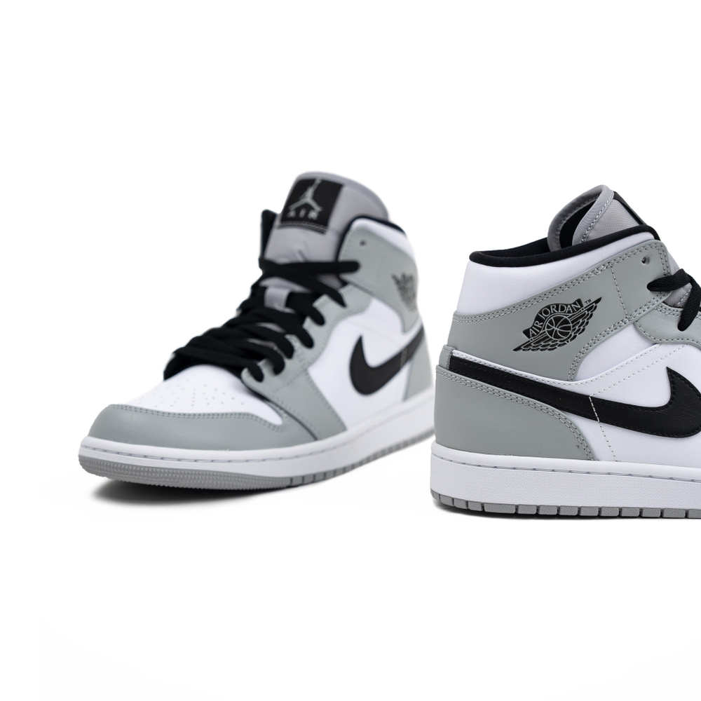 Кроссовки Jordan 1 Mid "Light Smoke Grey"