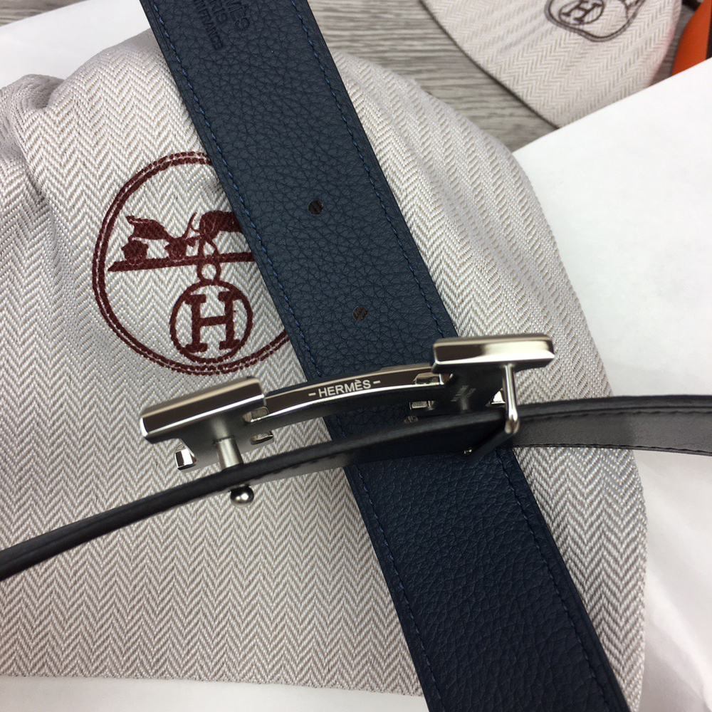 Двухсторонний ремень из зернистой кожи Togo