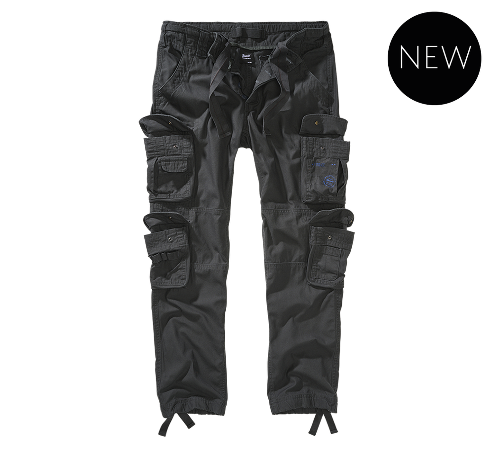 Brandit PURE SLIM FIT PANTS anthracite