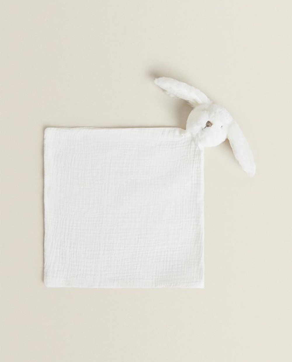 ZARA HOME МЯГКАЯ ИГРУШКА-ПЕРЧАТКА «КРОЛИК», БЕЛЫЙ