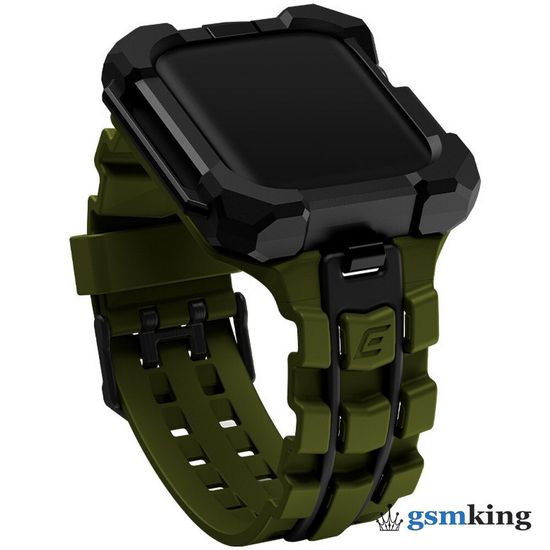 Element Case Special Ops Band for Apple Watch 7 45mm Black/Olive (Черный/зелёный)