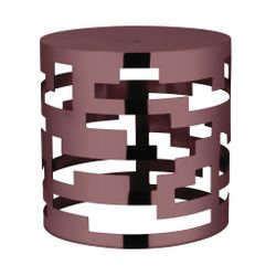 Подставка фуршетная стойка d 20 см h20 см круглая Brown Cutouts металл P.L. Hotelware