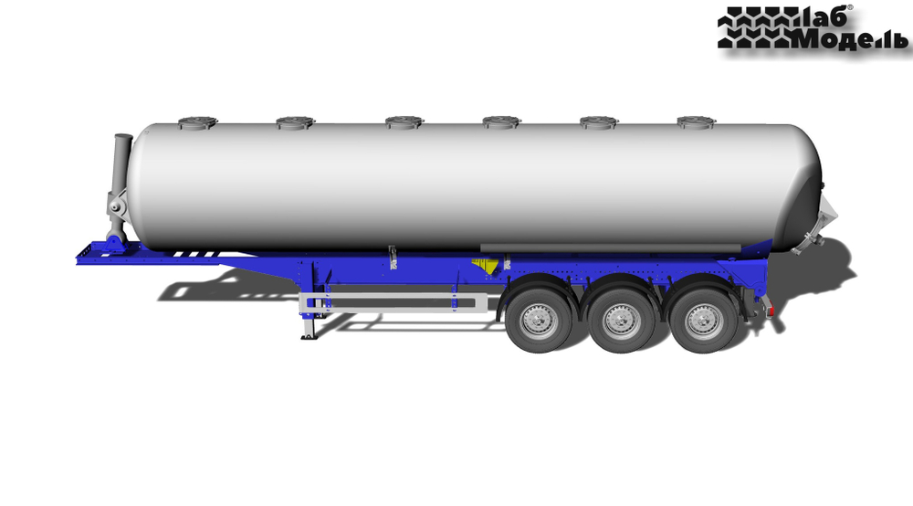 Semi-trailer 3-axle silo in 14 scale