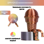 Пластик Eryone Silk PLA Tri-Color 1.75mm, 1KG Gold & Silver & Copper