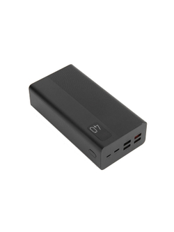 Perfeo Powerbank MOUNTAINS 40000 mAh/LED дисплей/PD + QC 3.0/Type-C/4 USB/Выход: 3A, max 22.5W/Black (PF_D0144)