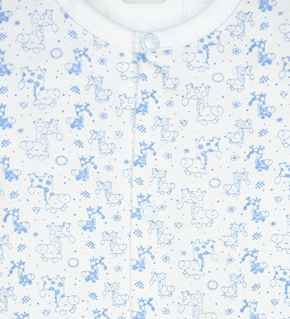 Комбинезон Мини Жирафики (голубой)