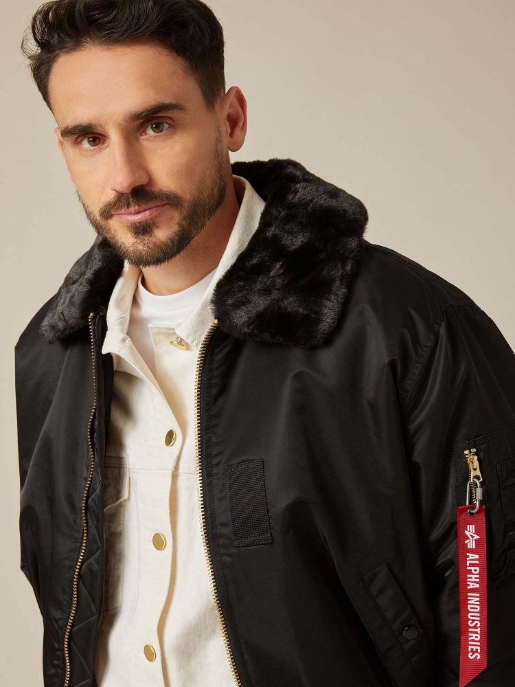 Куртка Alpha Industries B-15 Black (Черная)