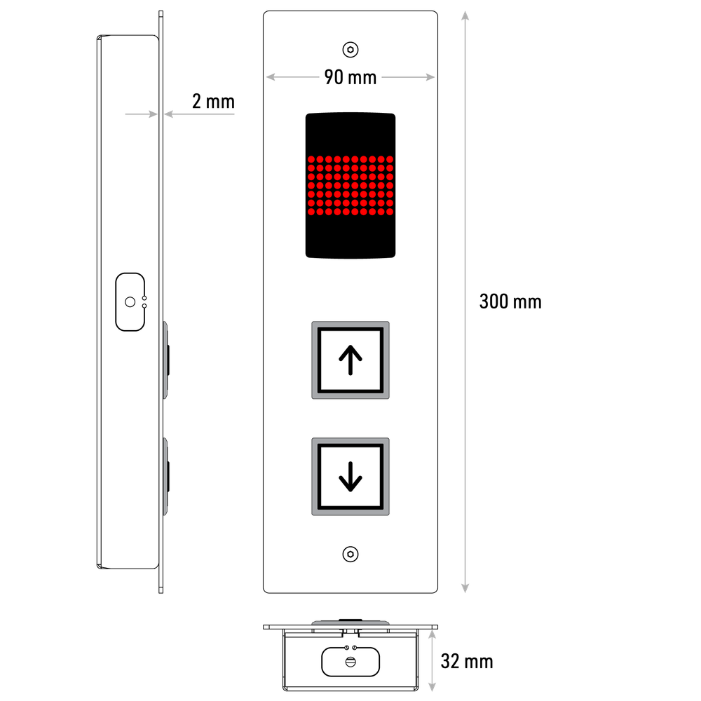 Пост вызывной ECLASER ЕС2011 GENEMEK.