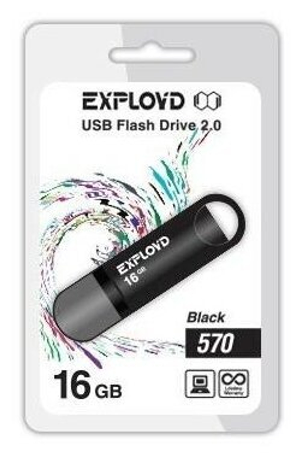 Флеш-накопитель USB  16GB  Exployd  570