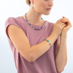 Браслет Coeur de Lion Multicolour Pastel Silver 2838/30-1580