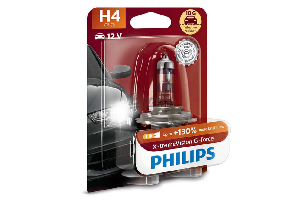 Лампа Philips H4 12V 60/55W P43t B1