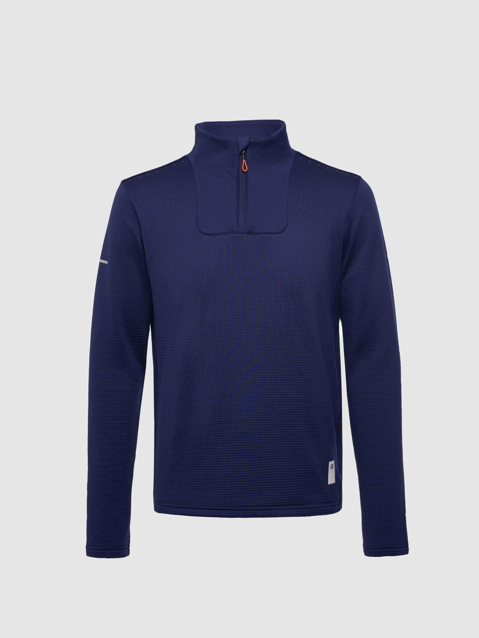 Зимняя беговая рубашка GRI Лонг 5.0 мужская тёмно-синяя