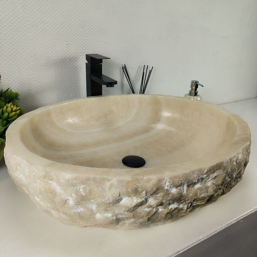 Раковина из оникса Erozy White EO-64409 62*52*16 0215