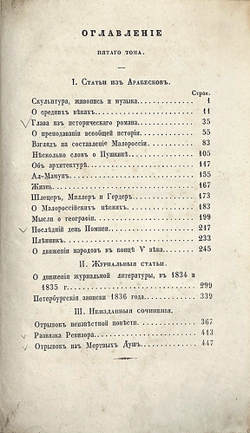 Гоголь Н.В. Сочинения: в 6 т., Москва, 1855-1856. Первое посмертное издание.