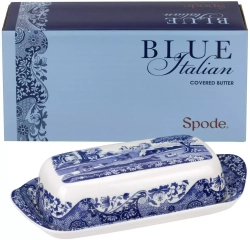 Spode - Синяя итальянская масленка 20х10см. / артикул   BLI2850-X  / GTIN 783931401565