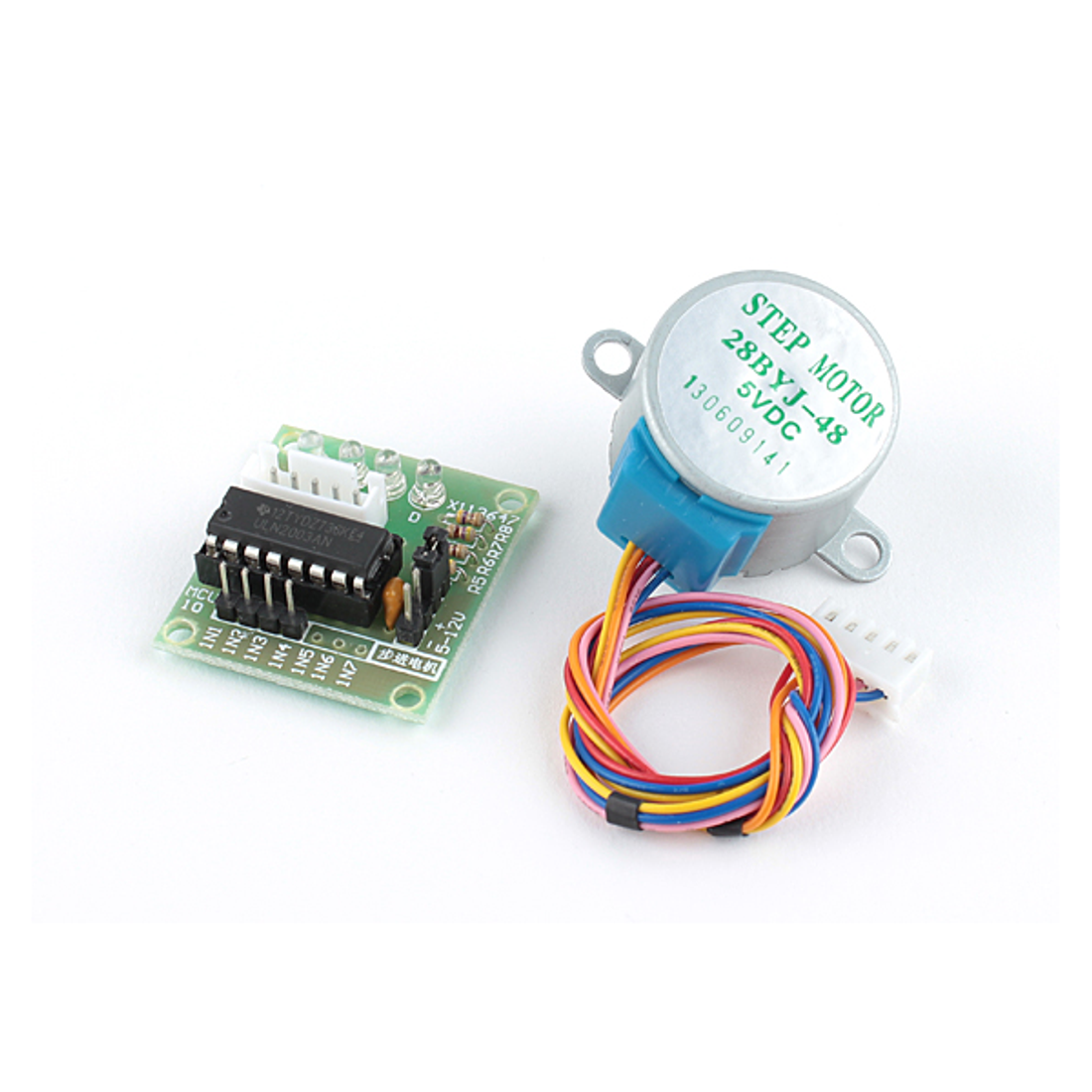 Шаговый двигатель 28-BYJ48 и драйвер ULN2003 - купить по выгодной цене ...