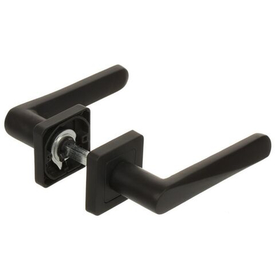 Ручка дверная Code Deco, H-22114-A-BLM, 30271, чер, алюминий