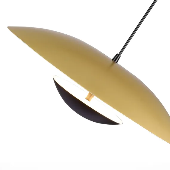 utsenka-SL6502.203.01 Светильник подвесной ST-Luce Золотистый,Черный/Золотистый LED 1*35W 3000K ARMONICO