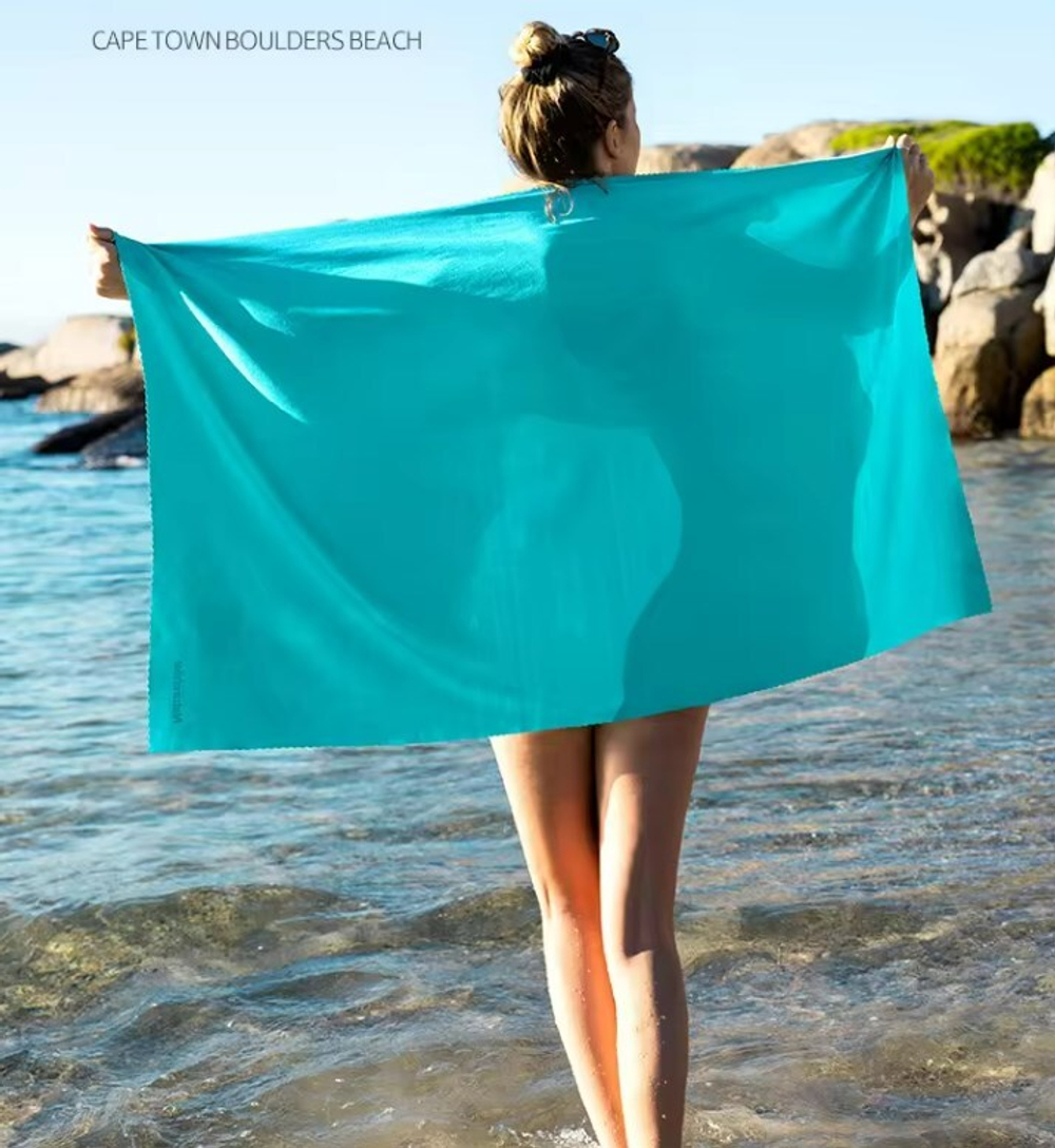 Полотенце кемпинговое Naturehike MJ02, 128х80 см, зеленая