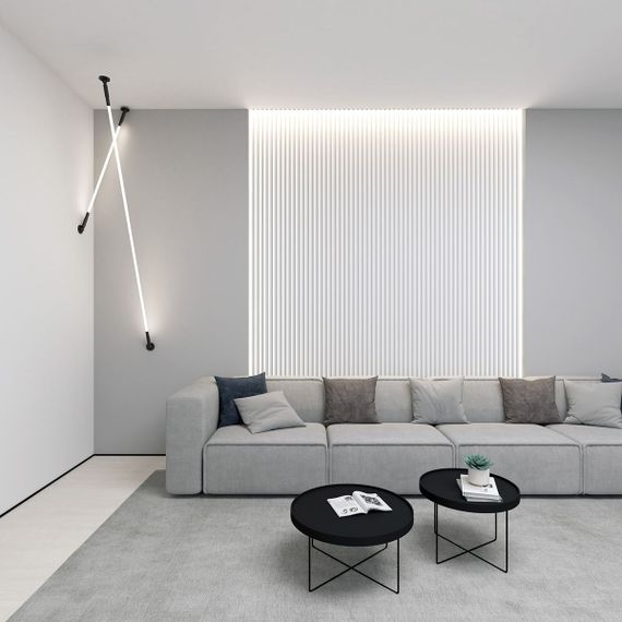 Настенно-потолочный светодиодный светильник Denkirs Flex DK7502-BK