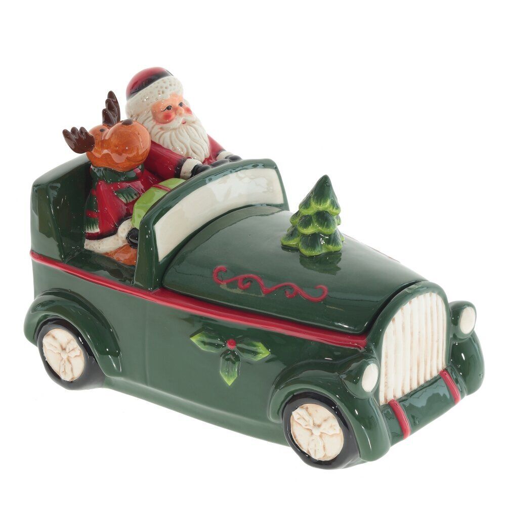 GAEM Конфетница "Санта",, 1500 мл, L25 W16 H16 см