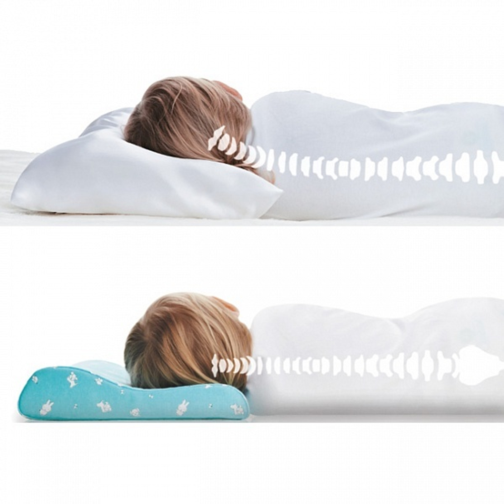 Детская подушка Trelax Prima (от 1,5 до 3 лет) c эффектом памяти.