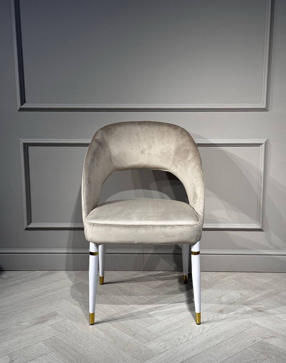 Стул обеденный Ist Casa Оливия, бежевый , белый