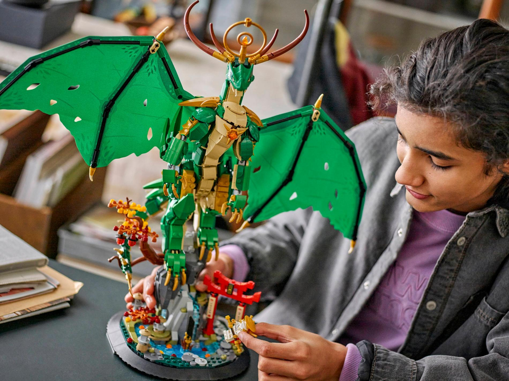 Конструктор LEGO Ninjago 71847 Дракон Хранитель, боевой дракон с минифигурками ниндзя, оригинальный ЛЕГО Ниндзяго 8+