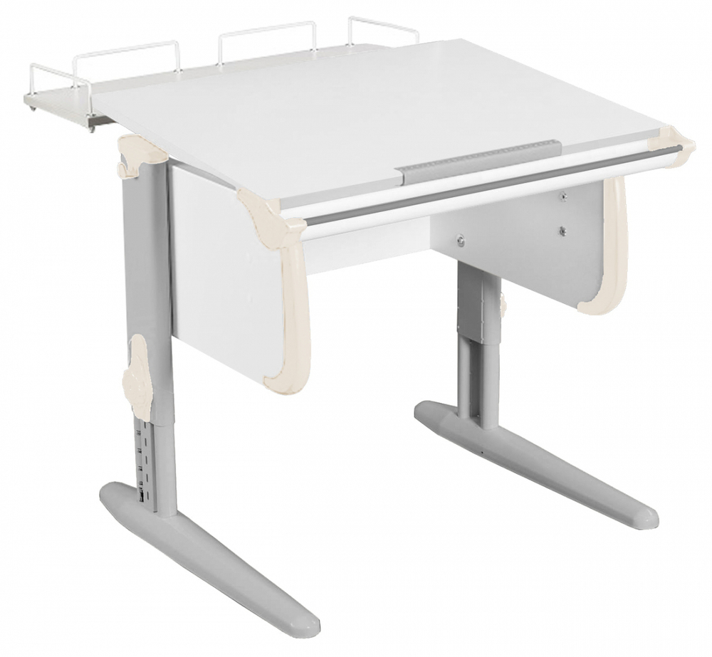 Растущая парта Дэми СУТ 24 с задней полкой СУТ.14.210 (750×880 мм)