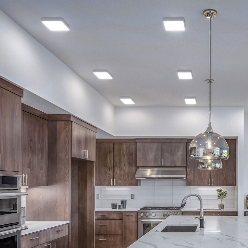 Светильник светодиодный ЭРА LED 16-24-4K накладной квадратный 24Вт 4000К | Downlight