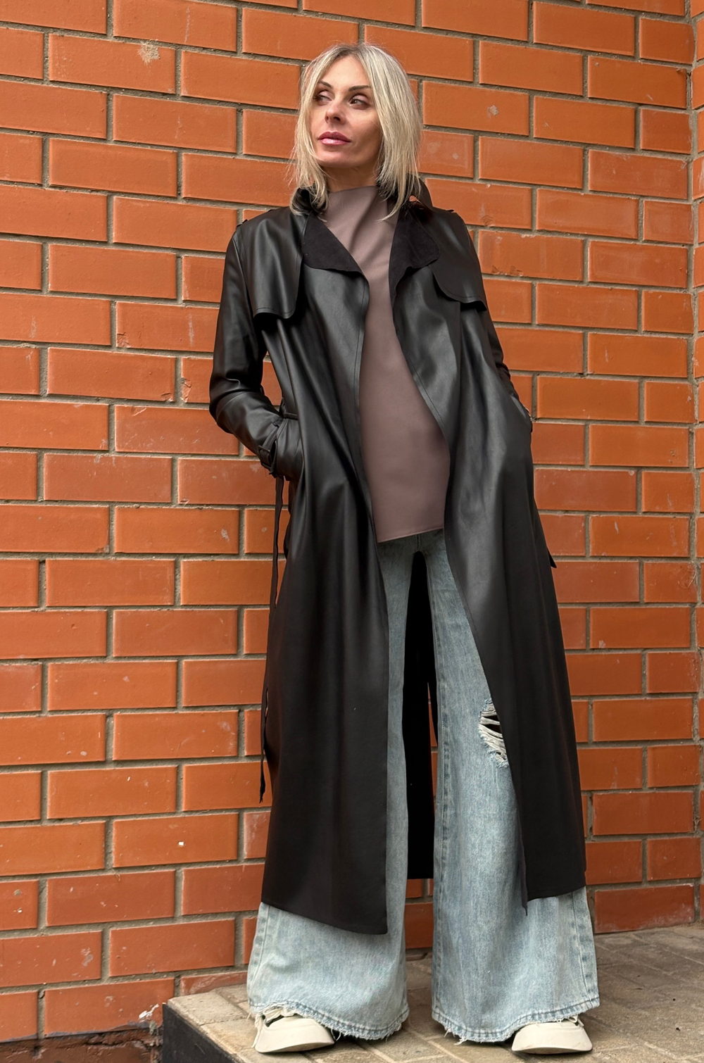 Плащ Шарапов / эко кожа