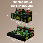 Бескаркасный диван кровать раскладной "Черепашки Ниндзя"