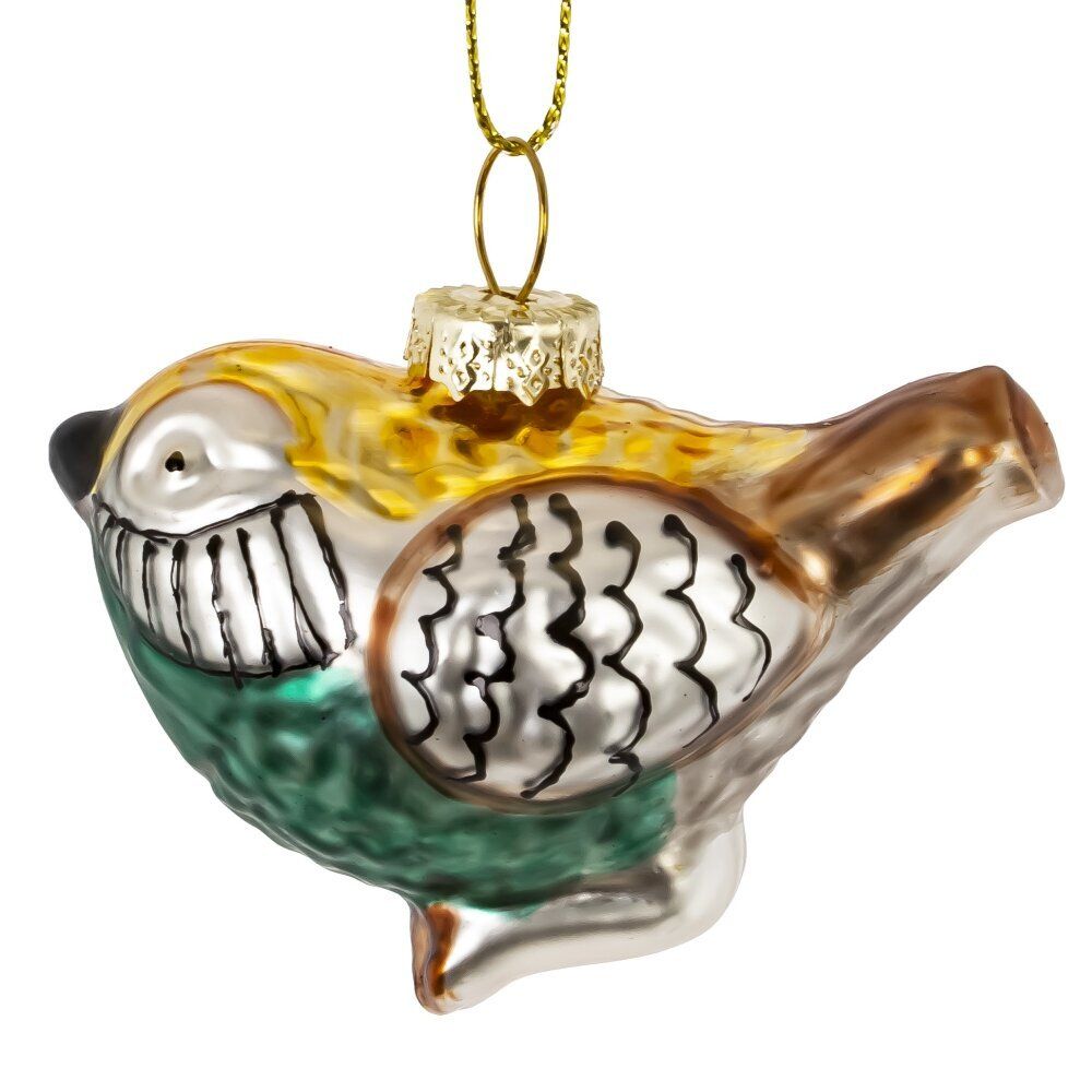 GAEM Украшение новогоднее "Птичка", L7 W4 H6 см, 3в.