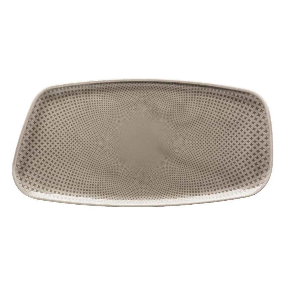 Rosenthal 'Junto Pearl Grey - Porzellan' Блюдо 30x15 см