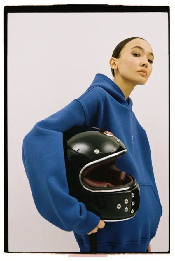 Худи Base minimal ультрамарин - фото 11