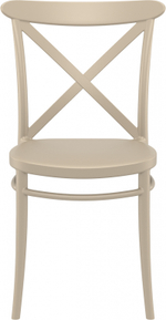 Стул пластиковый Siesta Contract Cross, бежевый