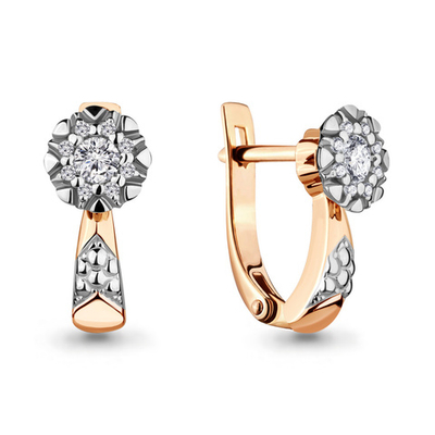 942288к Серьги из Золота с бриллиантами