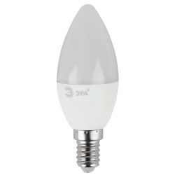 Лампа светодиодная ЭРА STD LED B35-7W-860-E14 7Вт свеча холодный дневной свет Е14 | Лампы cветодиодные Свеча (B/C)