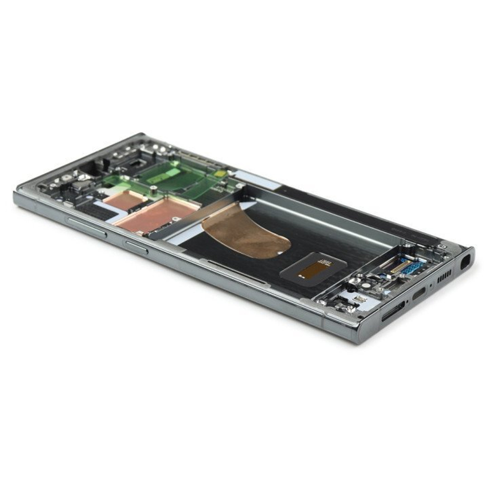 Samsung Galaxy S23 Ultra (SM-S918B) / (Дисплейный модуль с тачскрином) (в рамке) (ORIG-SP)