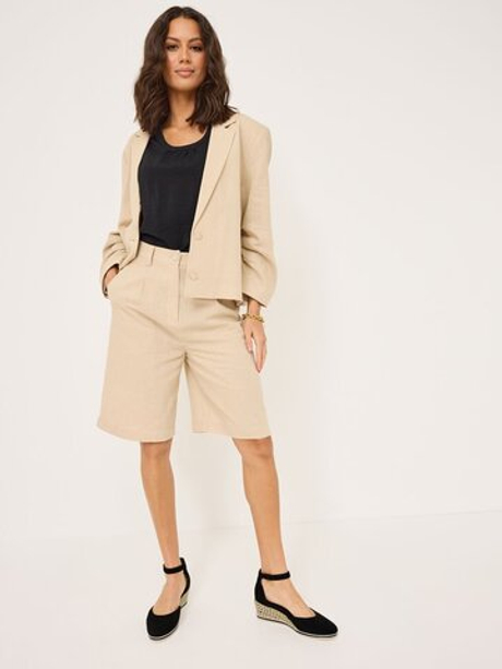 Туфли лодочки на танкетке кожаные Tamaris