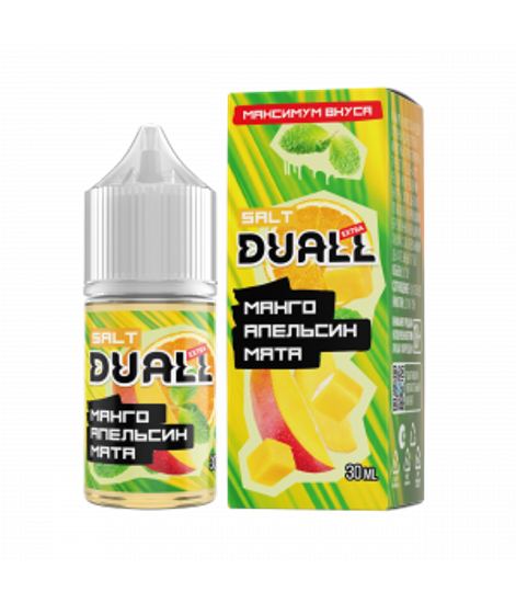Жидкость Duall Extra, 30 мл, Hard Манго Апельсин Мята
