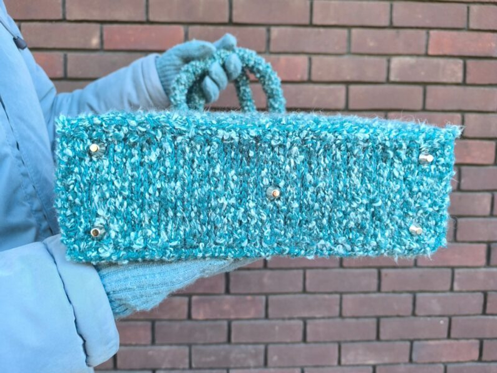 МК Сумка-Кудряшка, BOUCLE COTTON от O’YARN