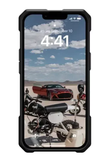 Чехол с поддержкой MAGSAFE Uag Monarch Pro для iPhone 14 6.1", цвет карбон (Carbon Fiber)