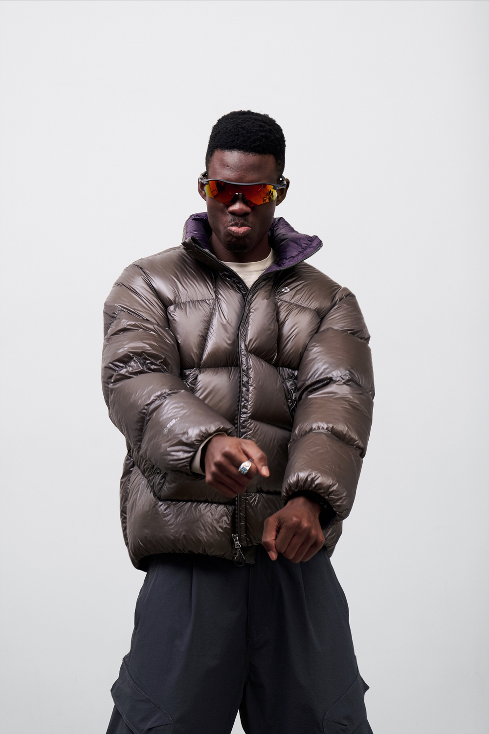 Куртка Nothomme Blue Ultra-Lightweight Water-Repellent Down Jacket "Dark Gray"