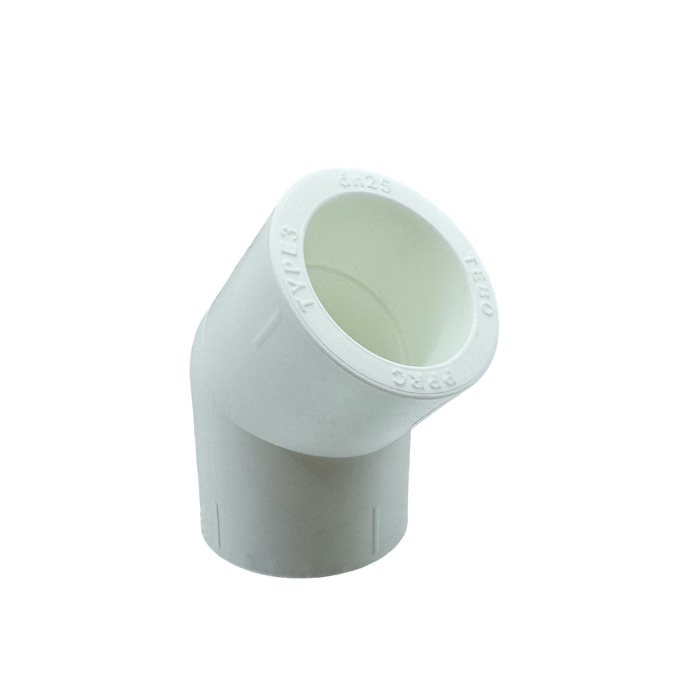 Уголок полипропиленовый TEBO 25x45°